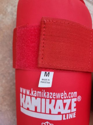 Protecciones Karate Kamikaze Rojo Talla M