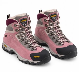 Botas de senderismo Asolo rosas y grises