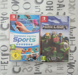Pack Nintendo Switch Sport y Minecraft para switch