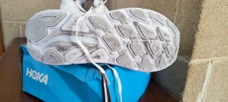 Hoka Clifton 9 Scarpe da Corsa Bianche