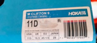 Hoka Clifton 9 Scarpe da Corsa Bianche