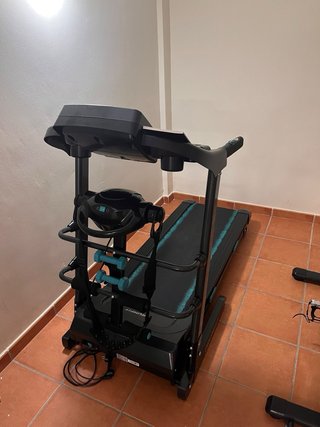 Bicicleta Spinning Cecotec + Cinta Correr Drumfit