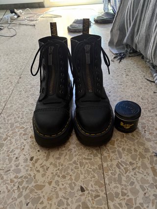 Botas Dr. Martens Negras Cremallera