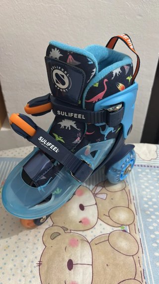 Patines Ajustables Ruedas Luminosas + proteccion