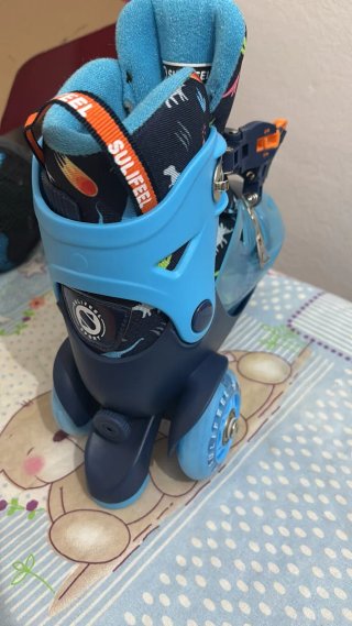Patines Ajustables Ruedas Luminosas + proteccion