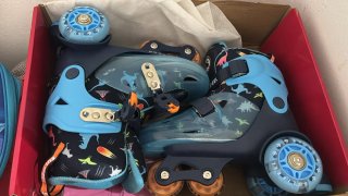 Patines Ajustables Ruedas Luminosas + proteccion