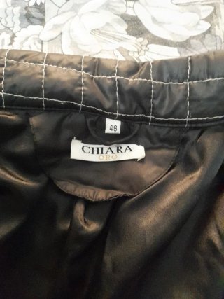 Giacca imbottita donna nera e bianca