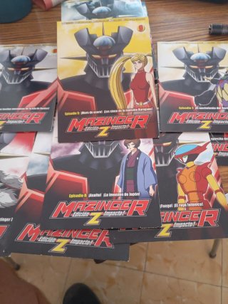 Pack DVDs Mazinger Z Edición Impacto!