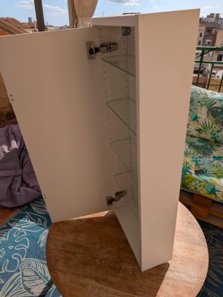 Mueble baño blanco Ikea HAVBÄCK