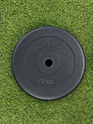 Kit de pesas Bodytone: 110kg + barra + banco.