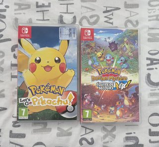 Pokémon Mundo Misterioso y Lets go Pikachu switch
