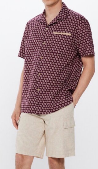 Camisa Springfield Estampada Talla XL