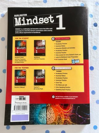 Libro Inglés Mindset 1 Bachillerato Student's Book