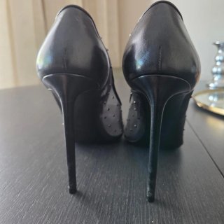 Saint Laurent Anja Zapatos Tacón Cristales T39