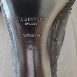 Saint Laurent Anja Zapatos Tacón Cristales T39