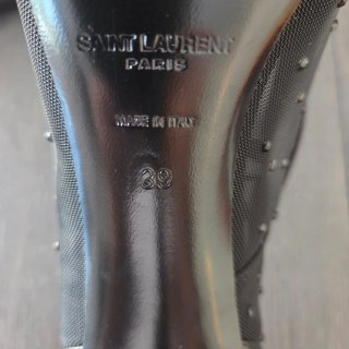 Saint Laurent Anja Zapatos Tacón Cristales T39