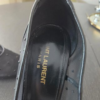 Saint Laurent Anja Zapatos Tacón Cristales T39
