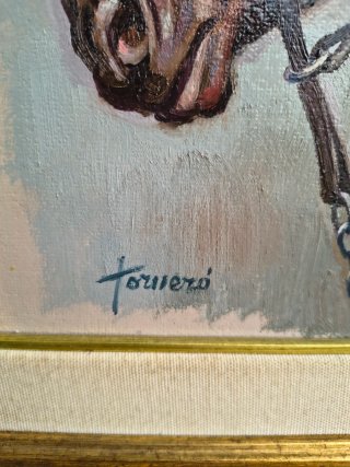 Cuadro Óleo Caballo Torneró