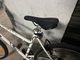 Bicicleta Decathlon Blanca