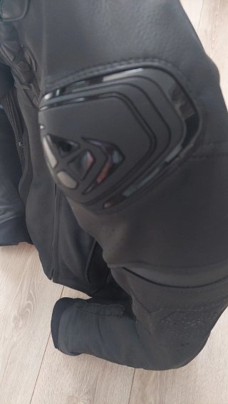Chaqueta Ixon Vortex 3 Piel Negra Moto