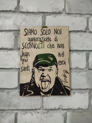 Quadretto Vasco Rossi Siamo solo noi