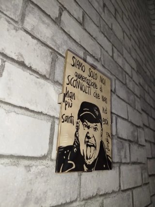 Quadretto Vasco Rossi Siamo solo noi