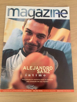 Pack 3 revistas Alejandro Sanz.