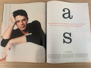 Pack 3 revistas Alejandro Sanz.