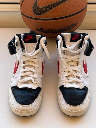 Nike Court Borough Mid 2 Blancas y Negras