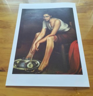 Láminas de pintor Julio Romero de Torres