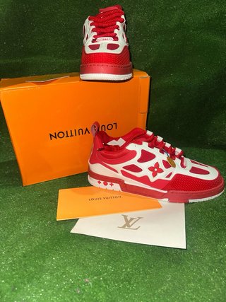 Zapatillas Louis Vuitton Rojas y Blancas