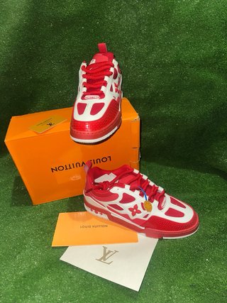 Zapatillas Louis Vuitton Rojas y Blancas