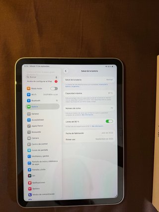 iPad Air 11 Gen 128GB WiFi Plata