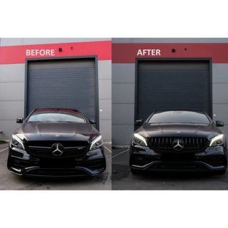 Parrilla frontal Mercedes CLA W117 tipo Panamerica