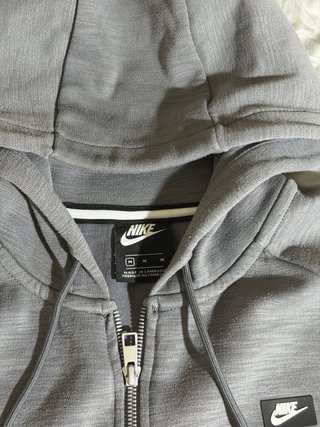 Sudadera Nike Gris Cremallera Completa