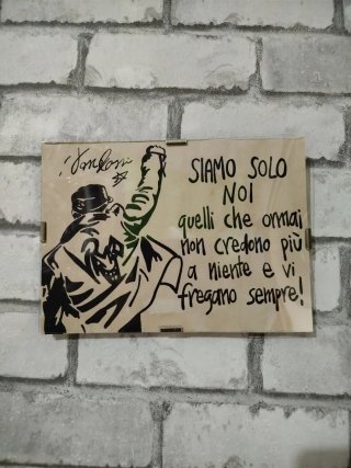 Quadretto Vasco Rossi Siamo Solo Noi