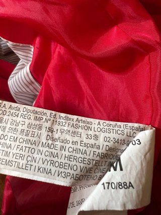 Chaqueta/Blazer Stradivarius Roja Mujer Talla M