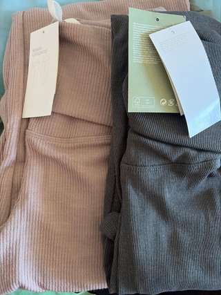 Leggings Premamá H&M (Rosa y Gris)