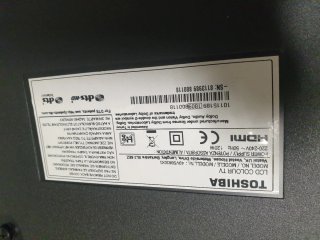 Smart TV Toshiba 49 Negra