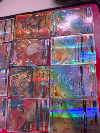 Cartas Pokémon EXCLUSIVAS Rainbow Rare GX V VMAX