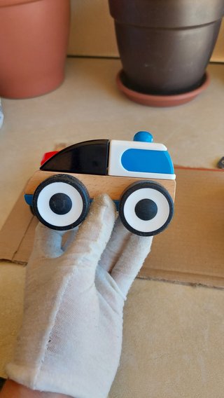 IKEA LILLABO 3 coches de madera