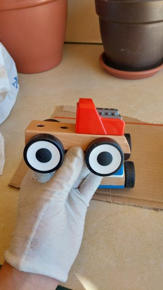 IKEA LILLABO 3 coches de madera