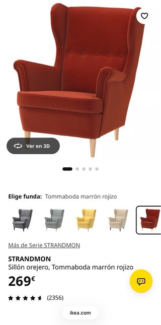 Sillón STRANDMON IKEA