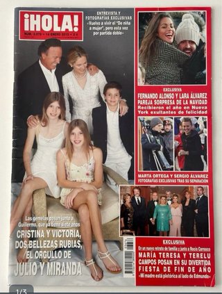 4 revistas HOLA: 1999-2012-2014-2015