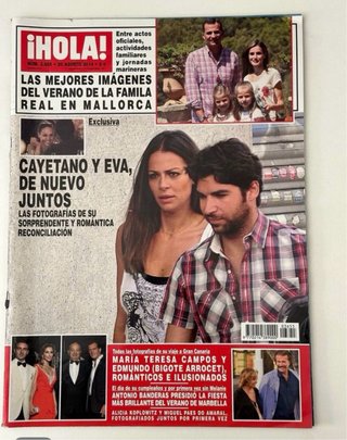 4 revistas HOLA: 1999-2012-2014-2015