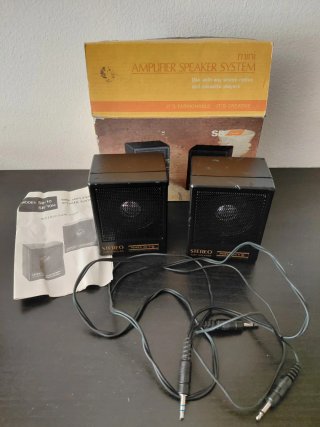 Mini casse stereo vintage