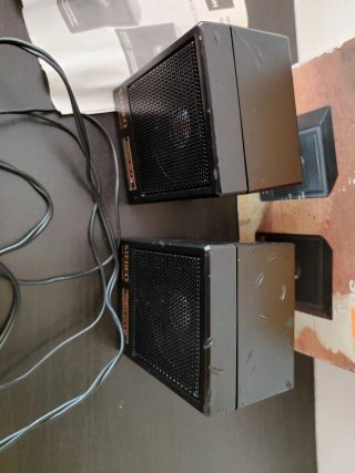 Mini casse stereo vintage