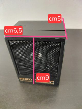 Mini casse stereo vintage