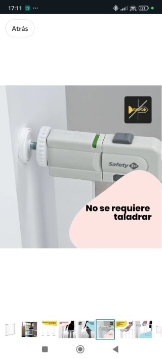 Barrera seguridad niños escalera