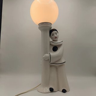 Lámpara Pierrot Cerámica Años 80